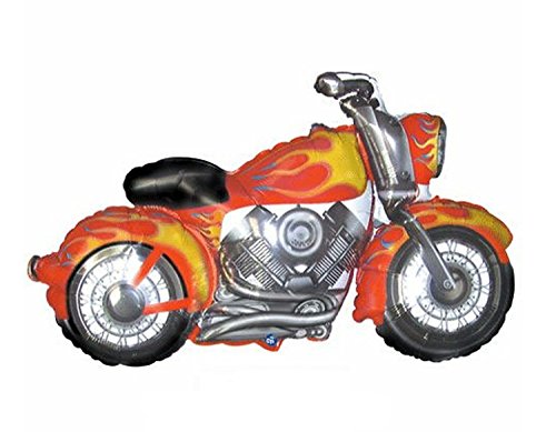 Snarly Motorcycle Balloon (45 Inch Mylar)