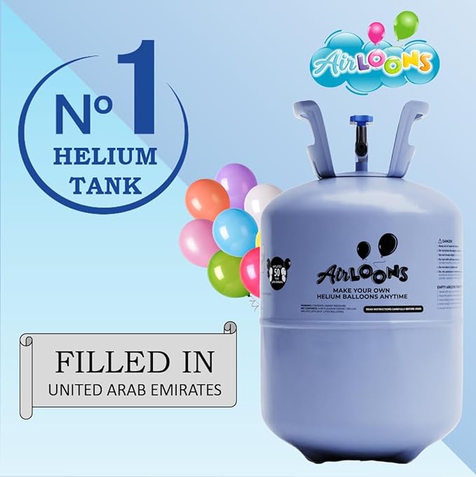 12 inch Mega Helium Tank Kit with 50 balloons