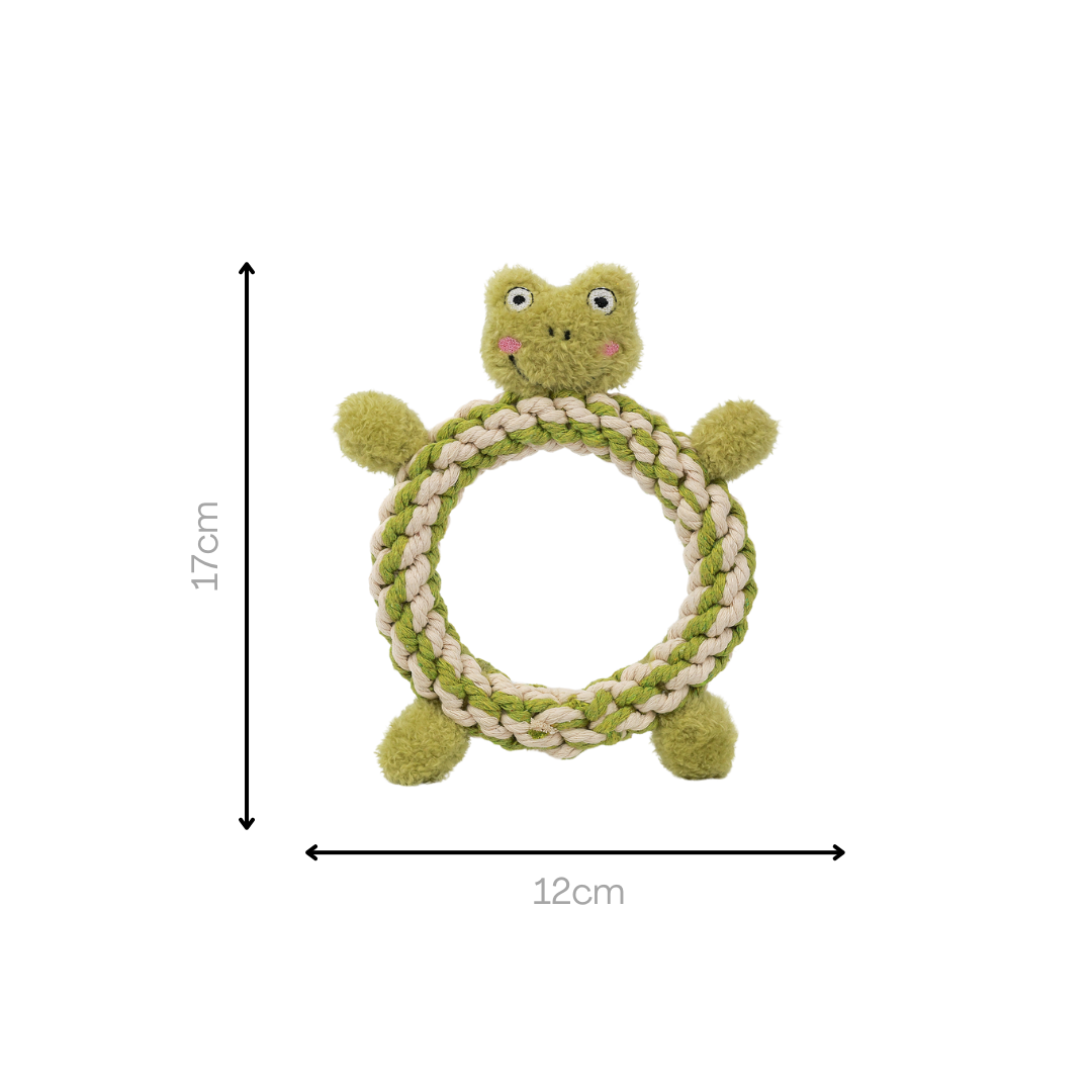 Daisy and Jasper Squeaky Plush Rope Toys