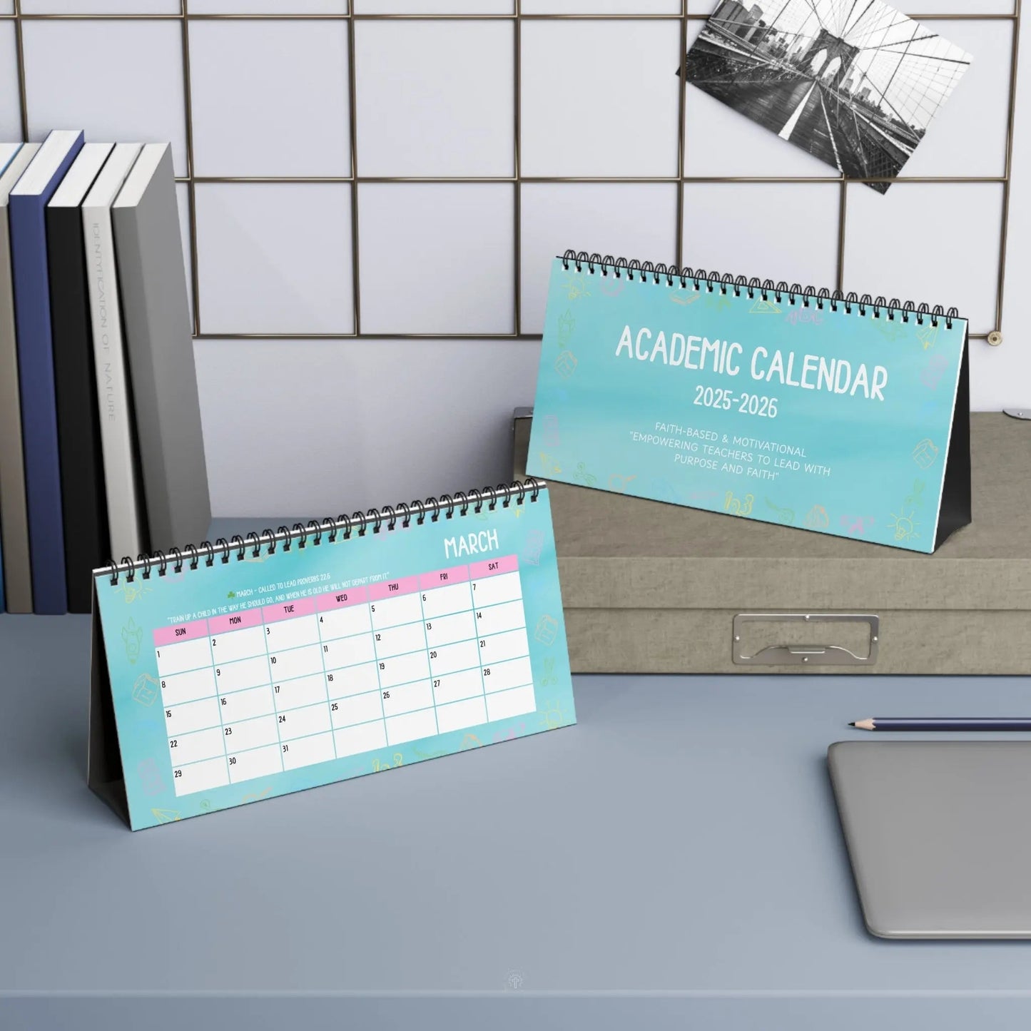 Teacher's Academic Calendar, Blue 2025-2026