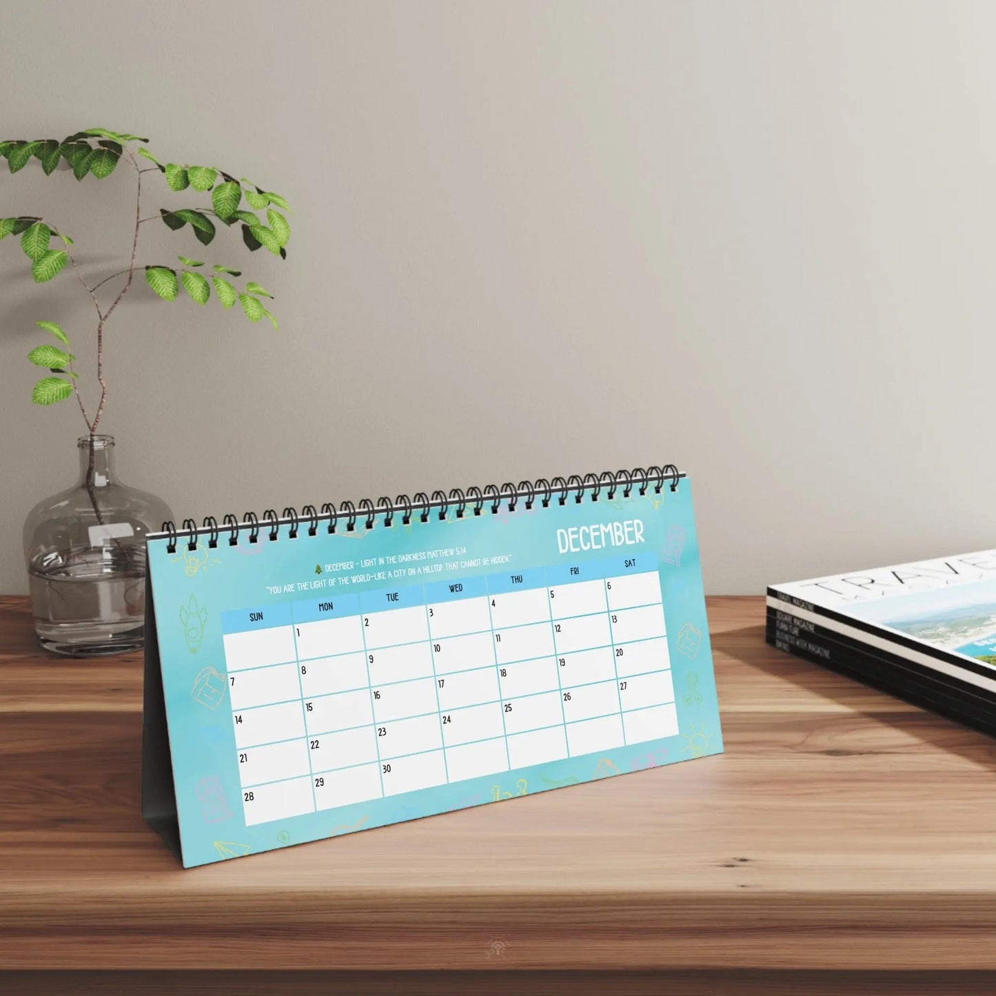 Teacher's Academic Calendar, Blue 2025-2026