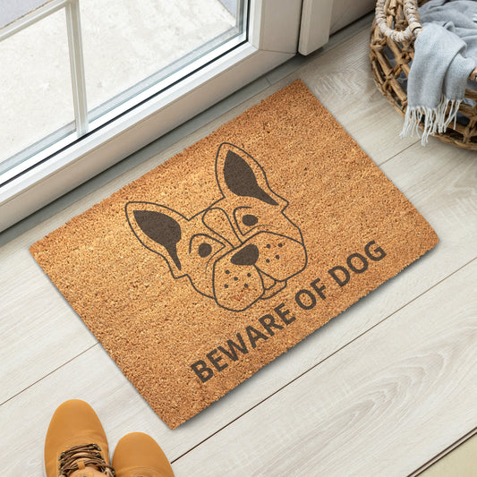 BEWARE OF DOG - Coir doormat