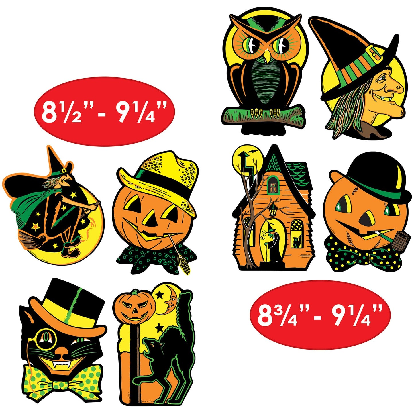 Packaged Halloween Cutouts