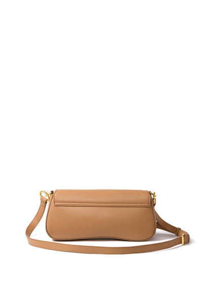 Jacqueline Leather Bag, Apricot