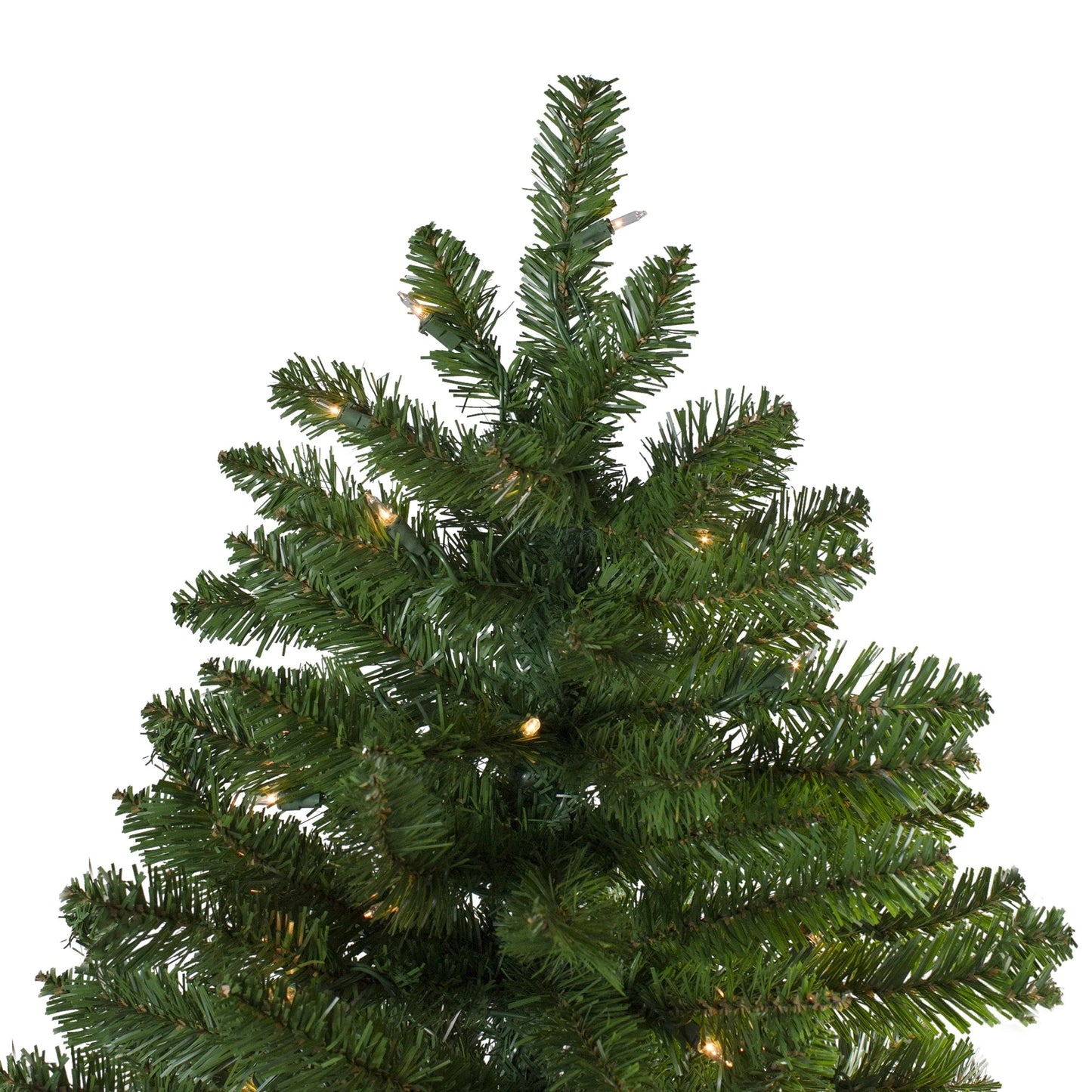 Prelit Artificial Christmas Tree Slim Eastern Pine - Clear Lights