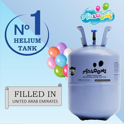12 inch Mega Helium Tank Kit with 50 balloons