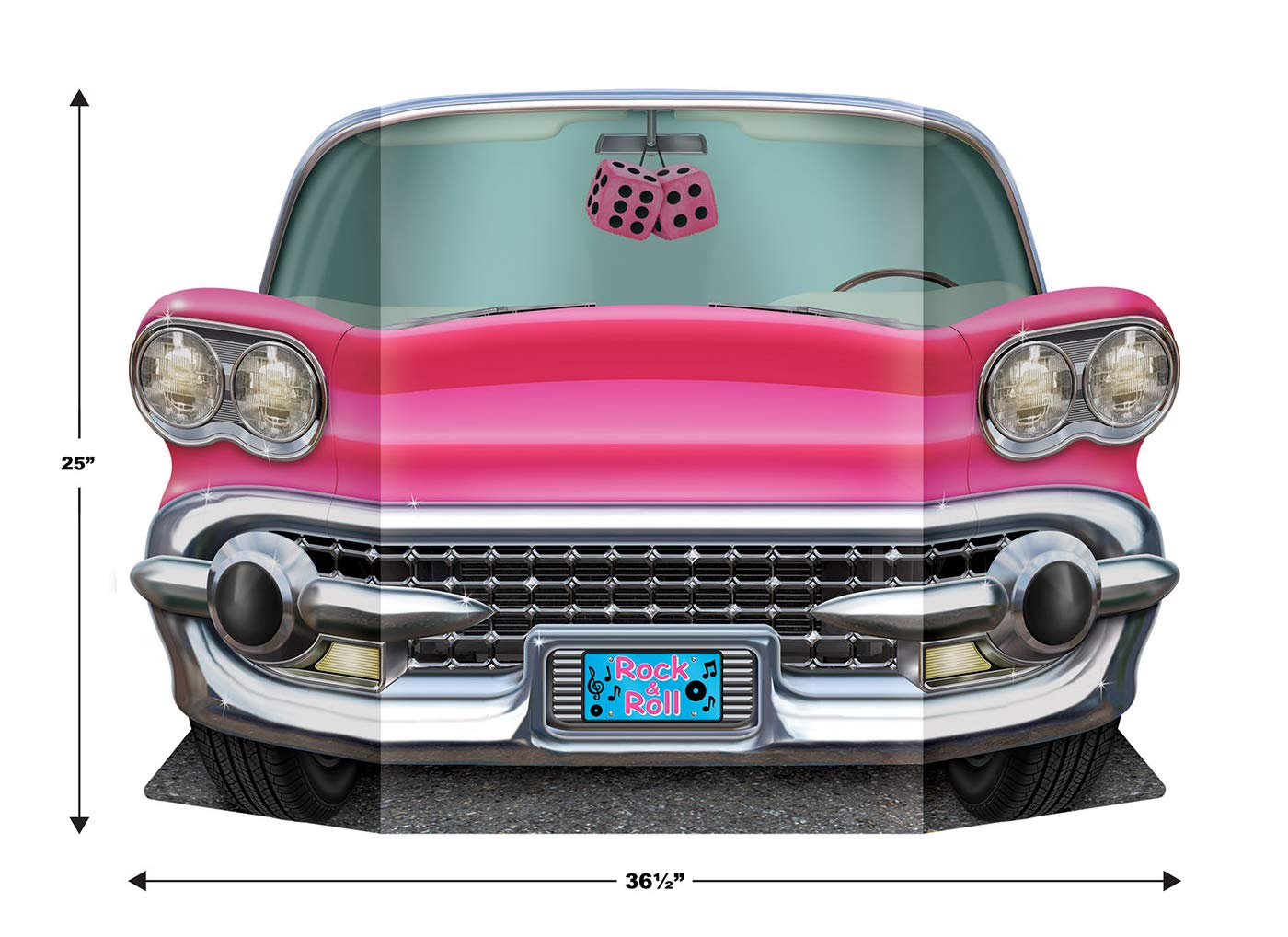 Pink Convertible Photo Prop Party Accessory