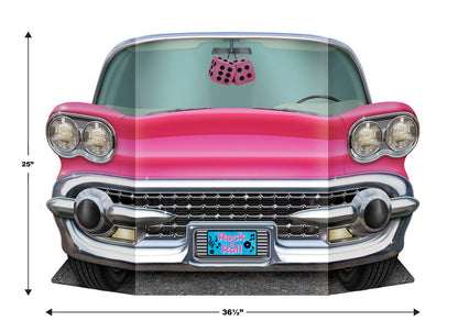 Pink Convertible Photo Prop Party Accessory