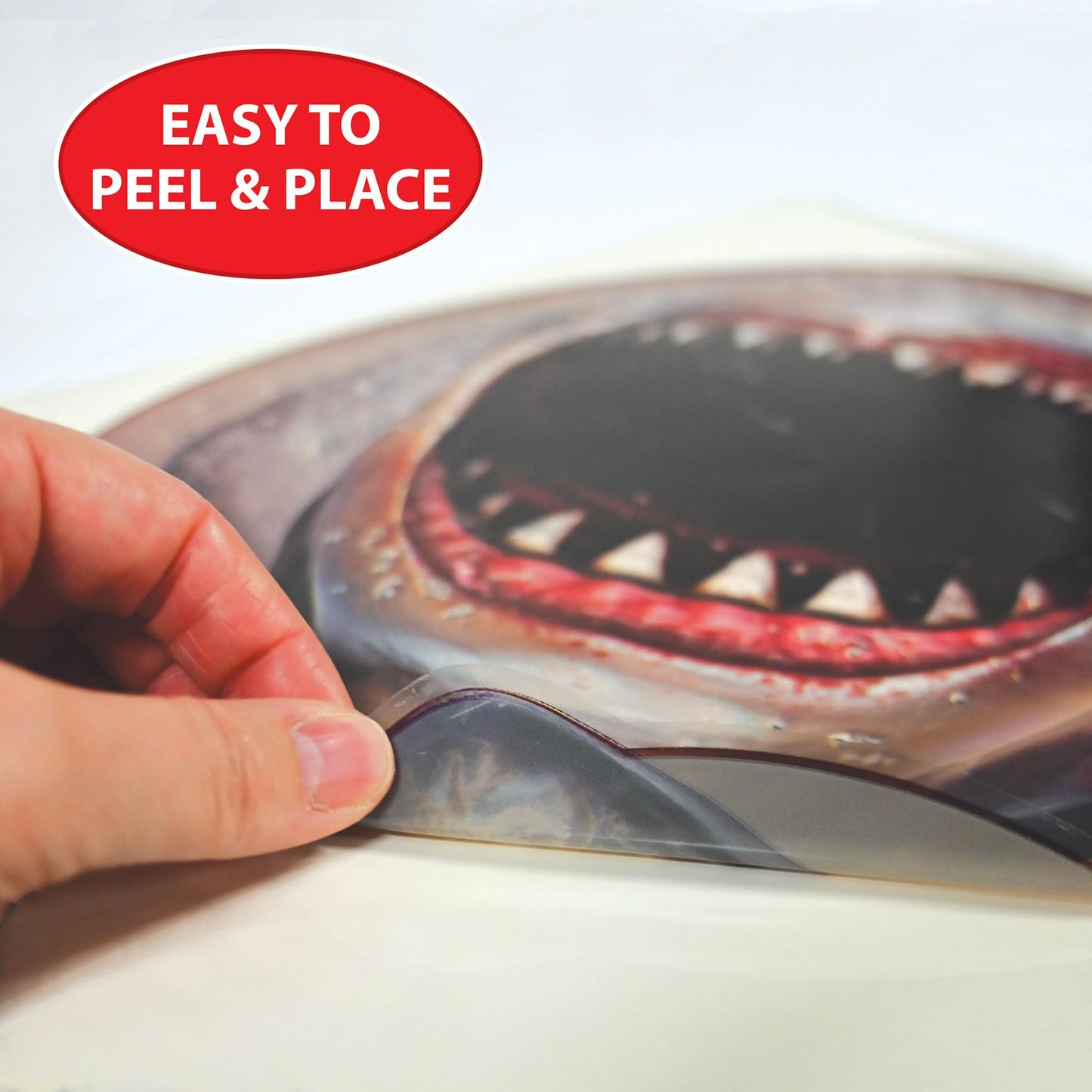 Shark Toilet Topper Peel 'N Place Party Accessory