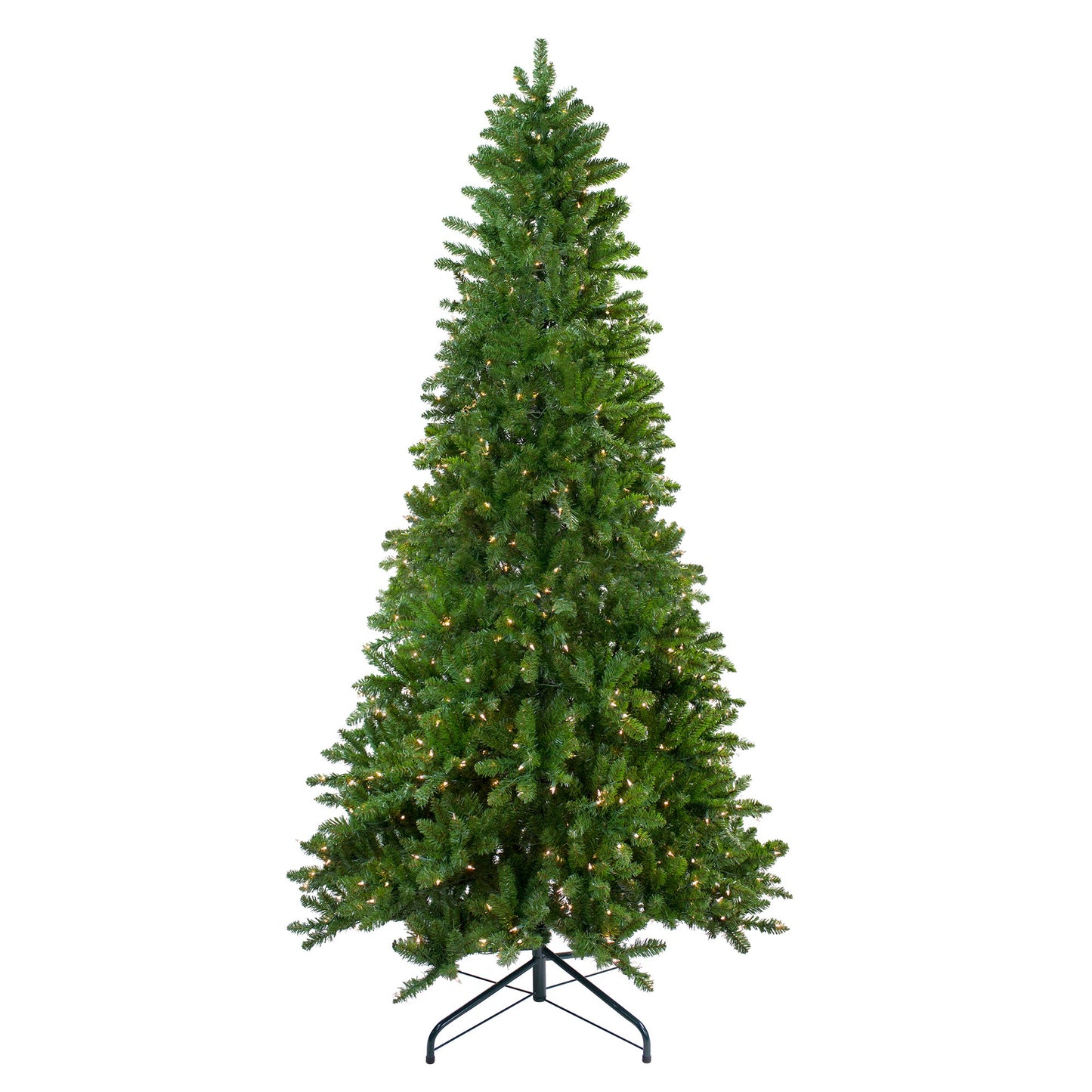 Prelit Artificial Christmas Tree Slim Eastern Pine - Clear Lights