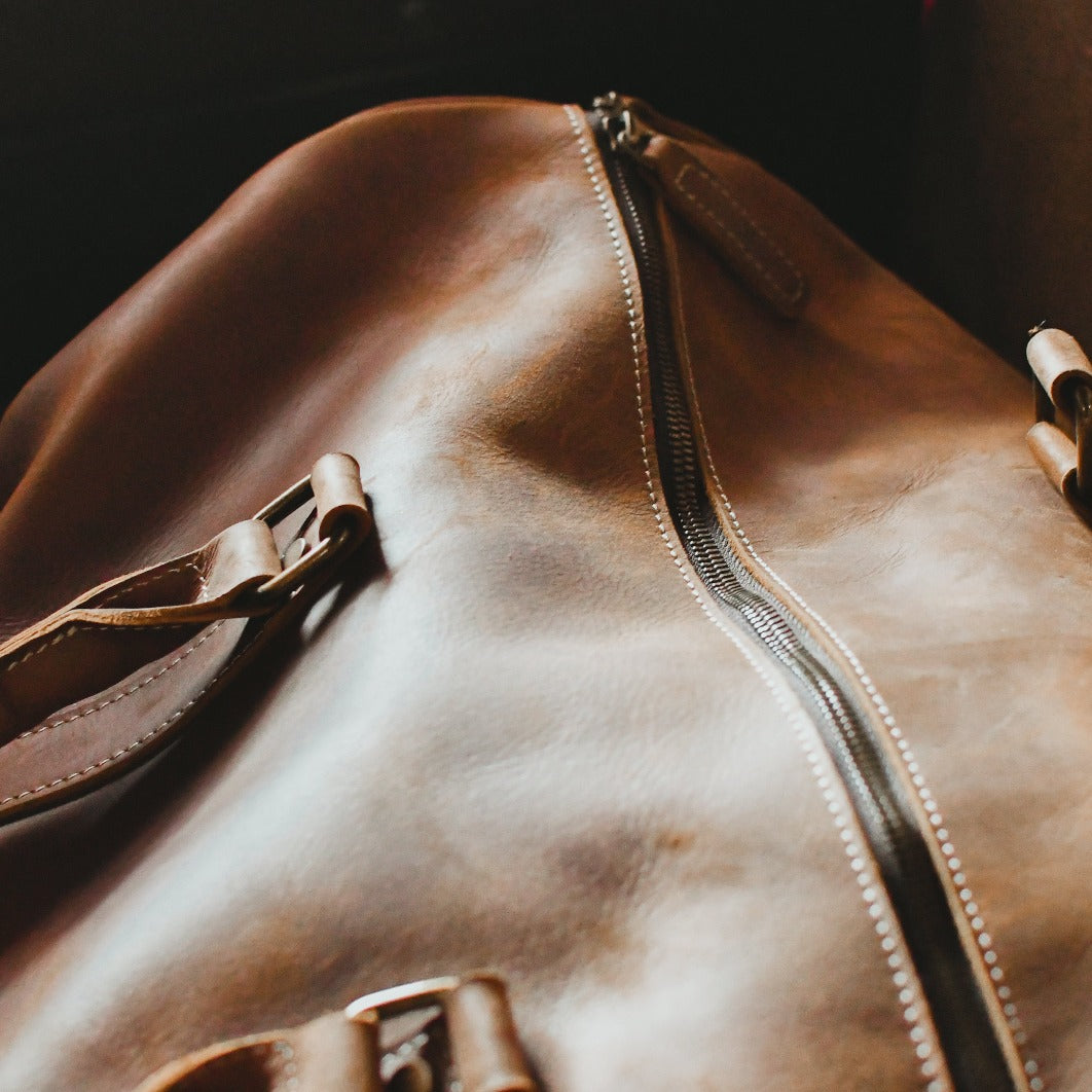 The Dagny Weekender | Large Leather Duffle Bag