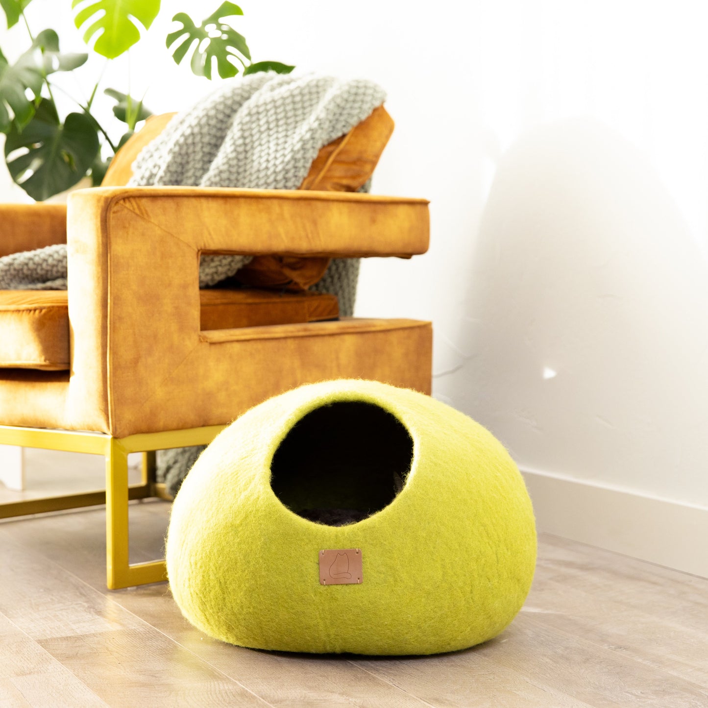 Citrus Green | Round Style Cave by Fuzzy Cove