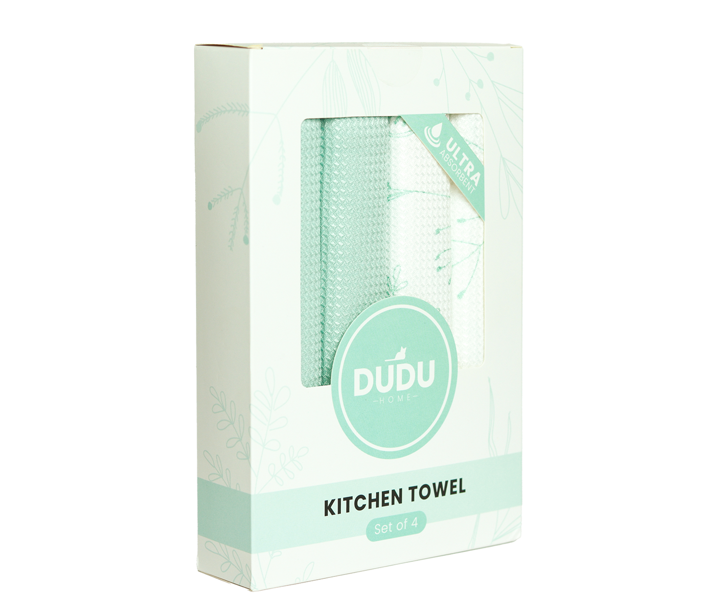 Premium Microfiber Kitchen Towel Set of 4 - Modern style