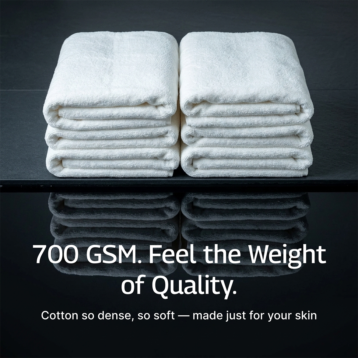 Luxury Organic Bath Towels (Four Pack)