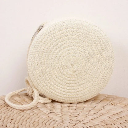 Round Straw Bag