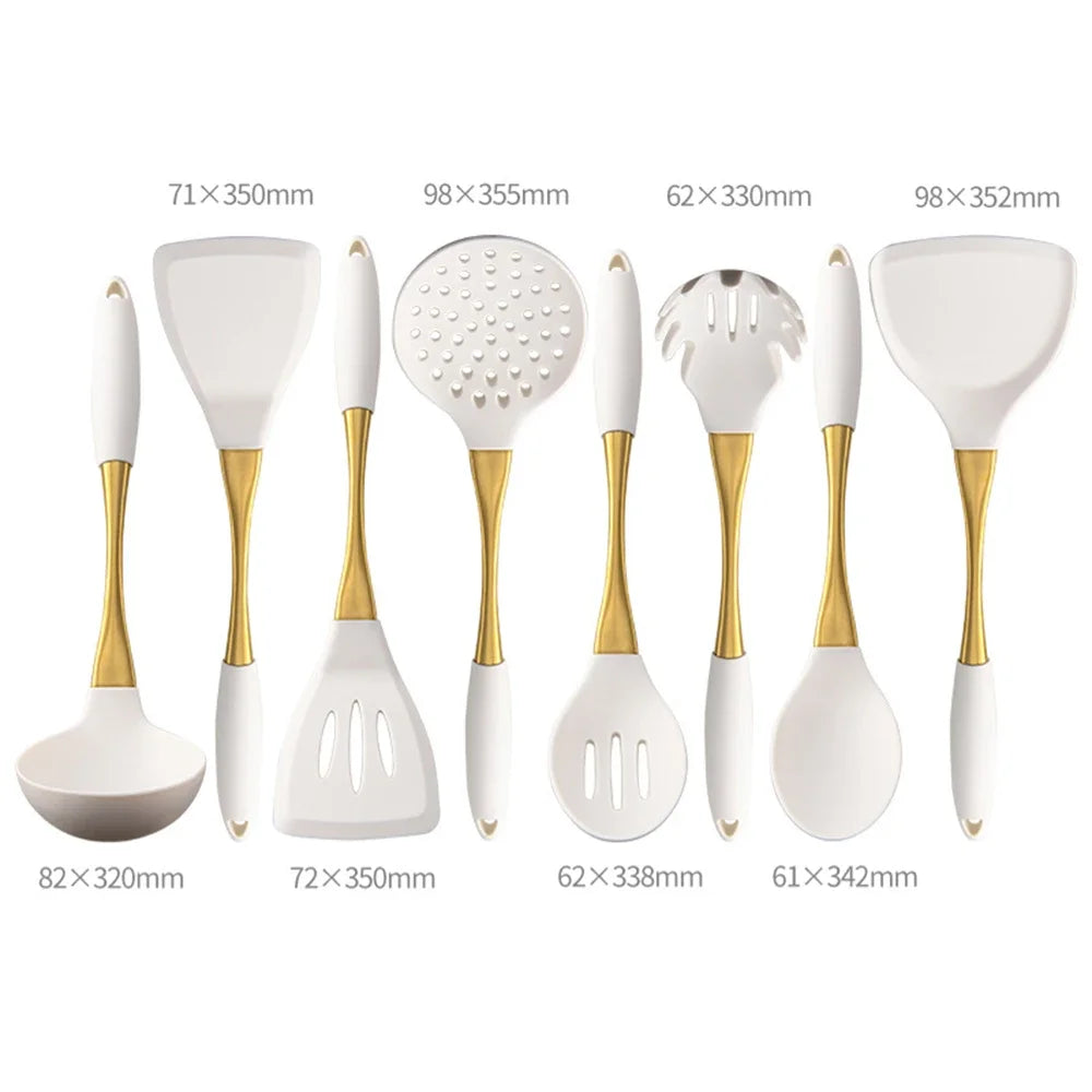 Silicone Kitchen Utensil Set (10+ Pieces)