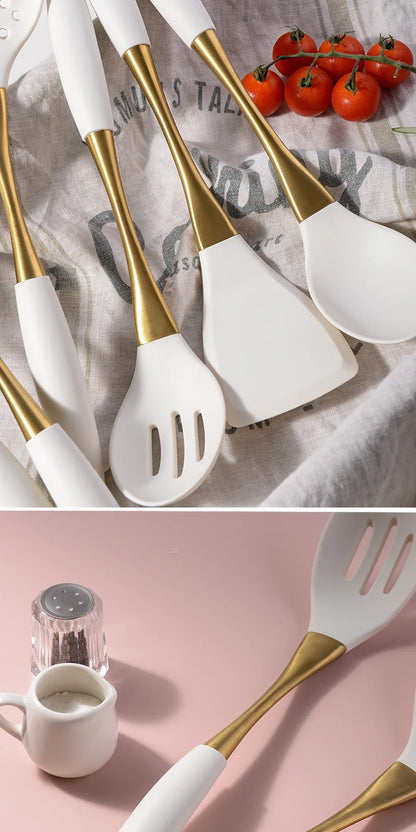 Silicone Kitchen Utensil Set (10+ Pieces)