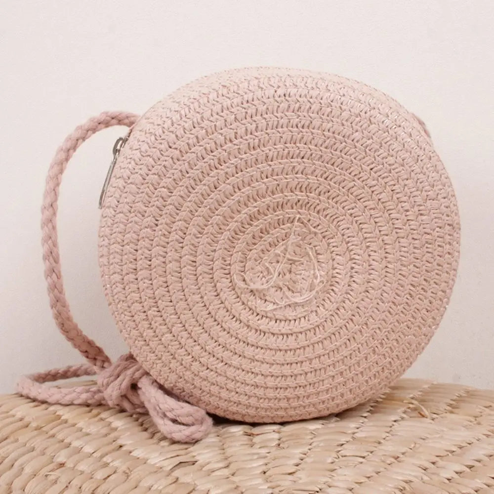 Round Straw Bag