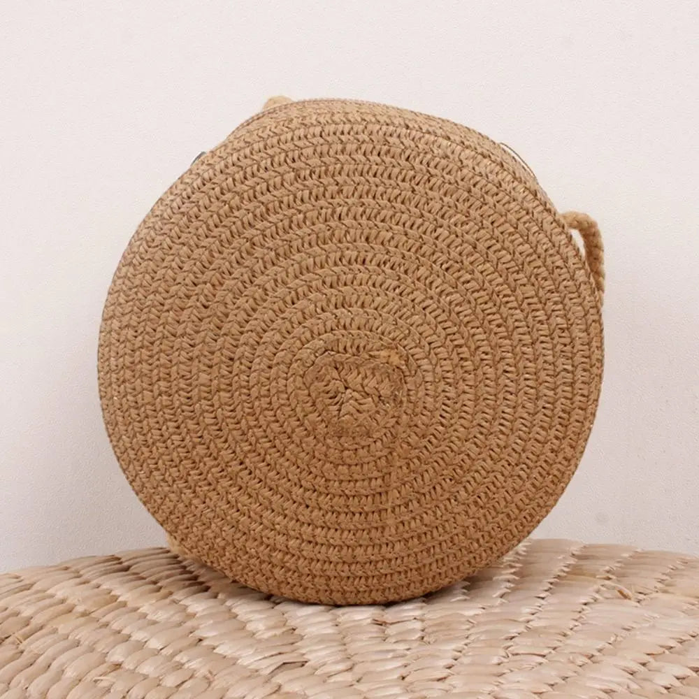 Round Straw Bag