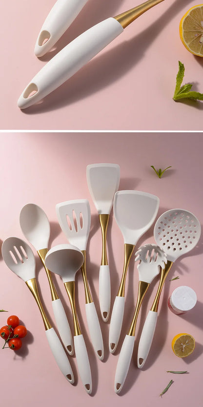 Silicone Kitchen Utensil Set (10+ Pieces)