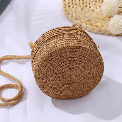 Round Straw Bag