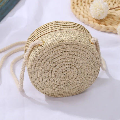 Round Straw Bag