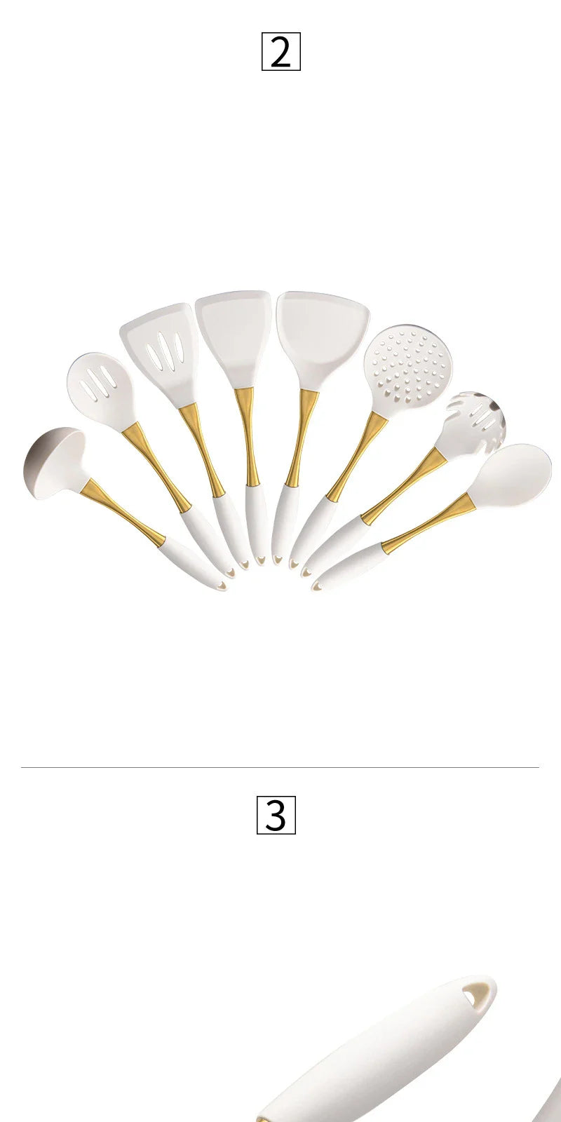 Silicone Kitchen Utensil Set (10+ Pieces)