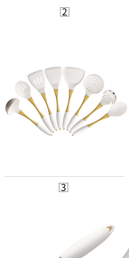 Silicone Kitchen Utensil Set (10+ Pieces)