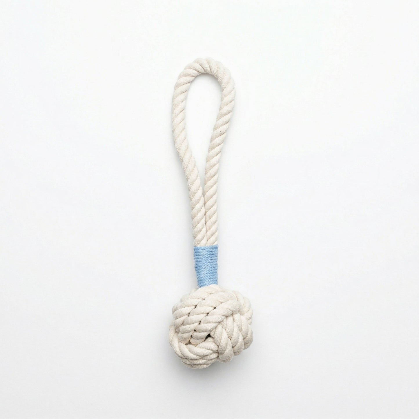 Natural White Tug Rope Toy | Handcrafted