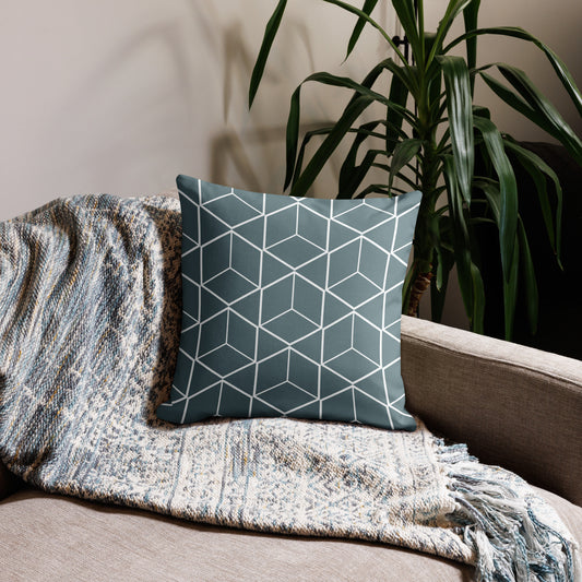 Urban Grid - Premium Pillow Case