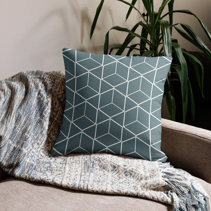 Urban Grid - Premium Pillow Case