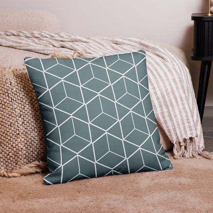 Urban Grid - Premium Pillow Case