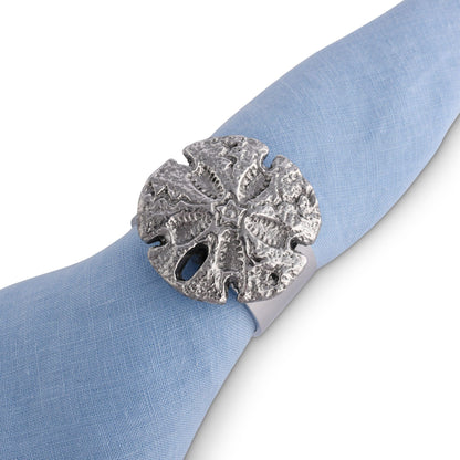 Sand Dollar Napkin Rings - set of 4