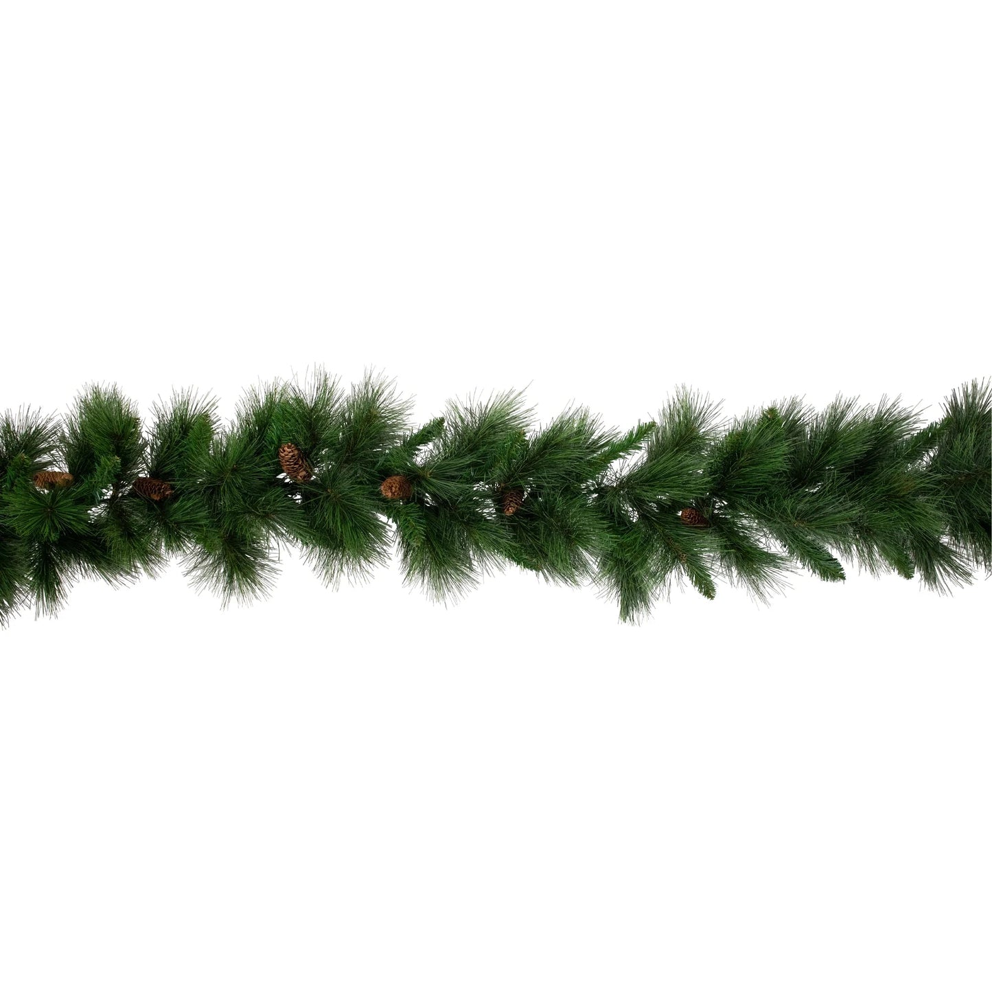 9' X 14" Unlit White Valley Pine Artificial Christmas Garland