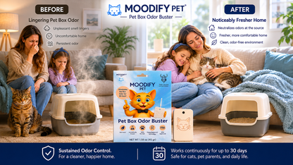MoodifyPet Cat Litter Box Odor Neutralizer — 6 Pack (Whole-Home)