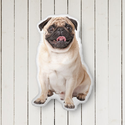 Custom-shaped pillow | Pug