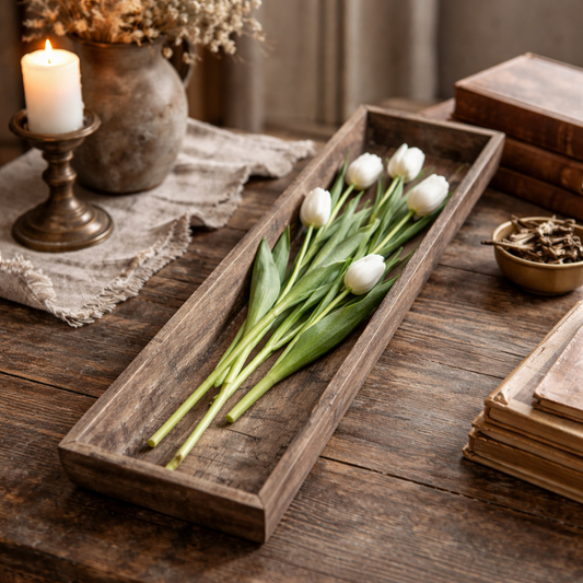 Old Wood Long Tray