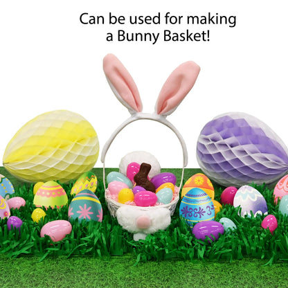 Soft-Touch Bunny Ears (white & pink) Party Accessory