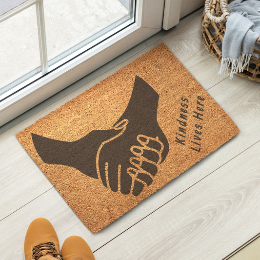 Kindness Lives Here - Coir doormat