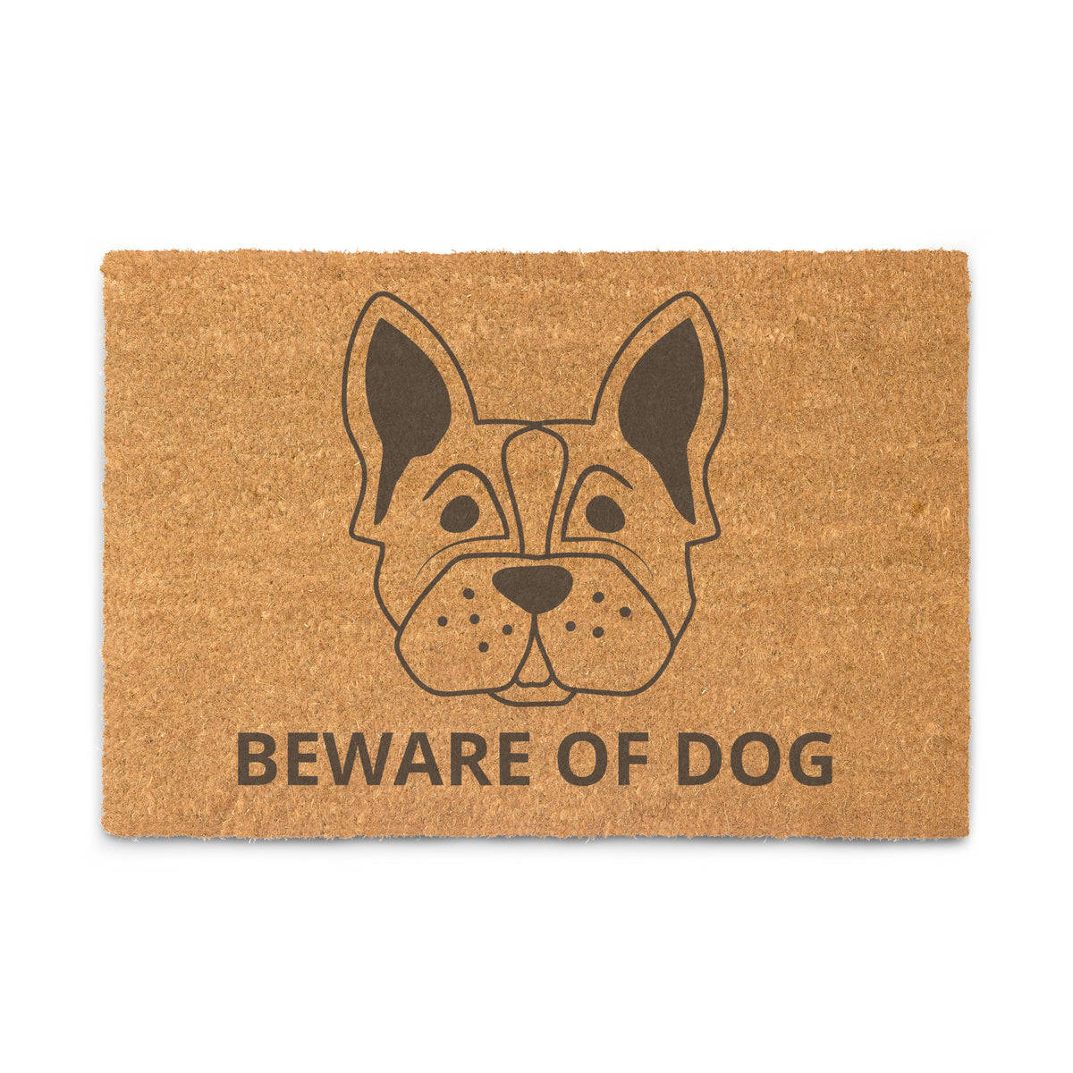 BEWARE OF DOG - Coir doormat
