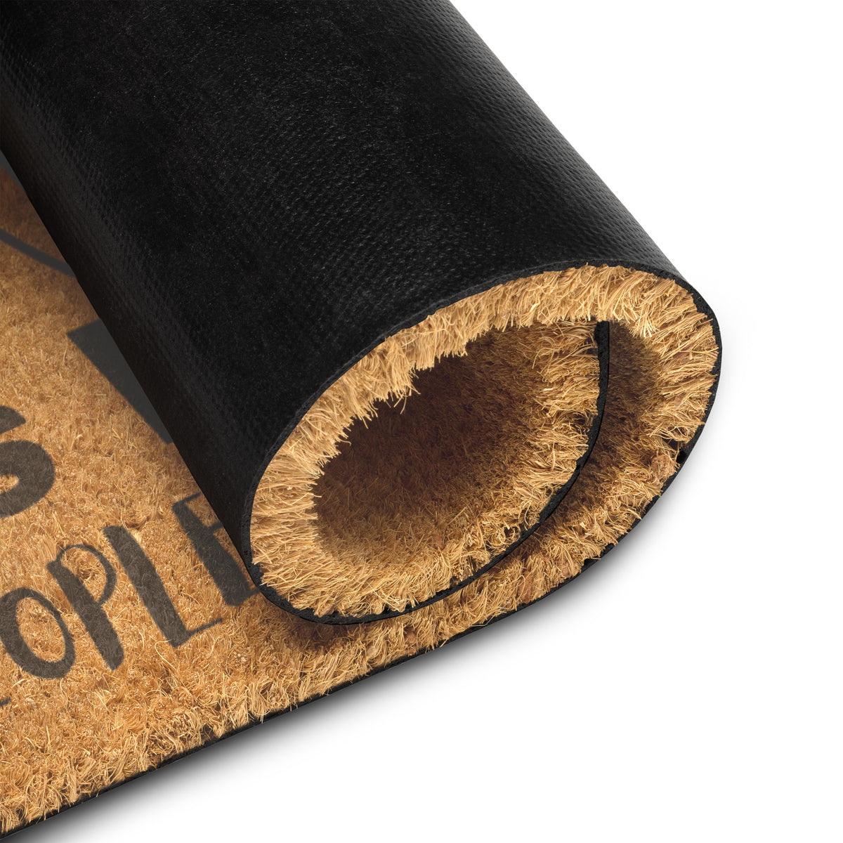 Cats Welcome, People Tolerated - Coir doormat