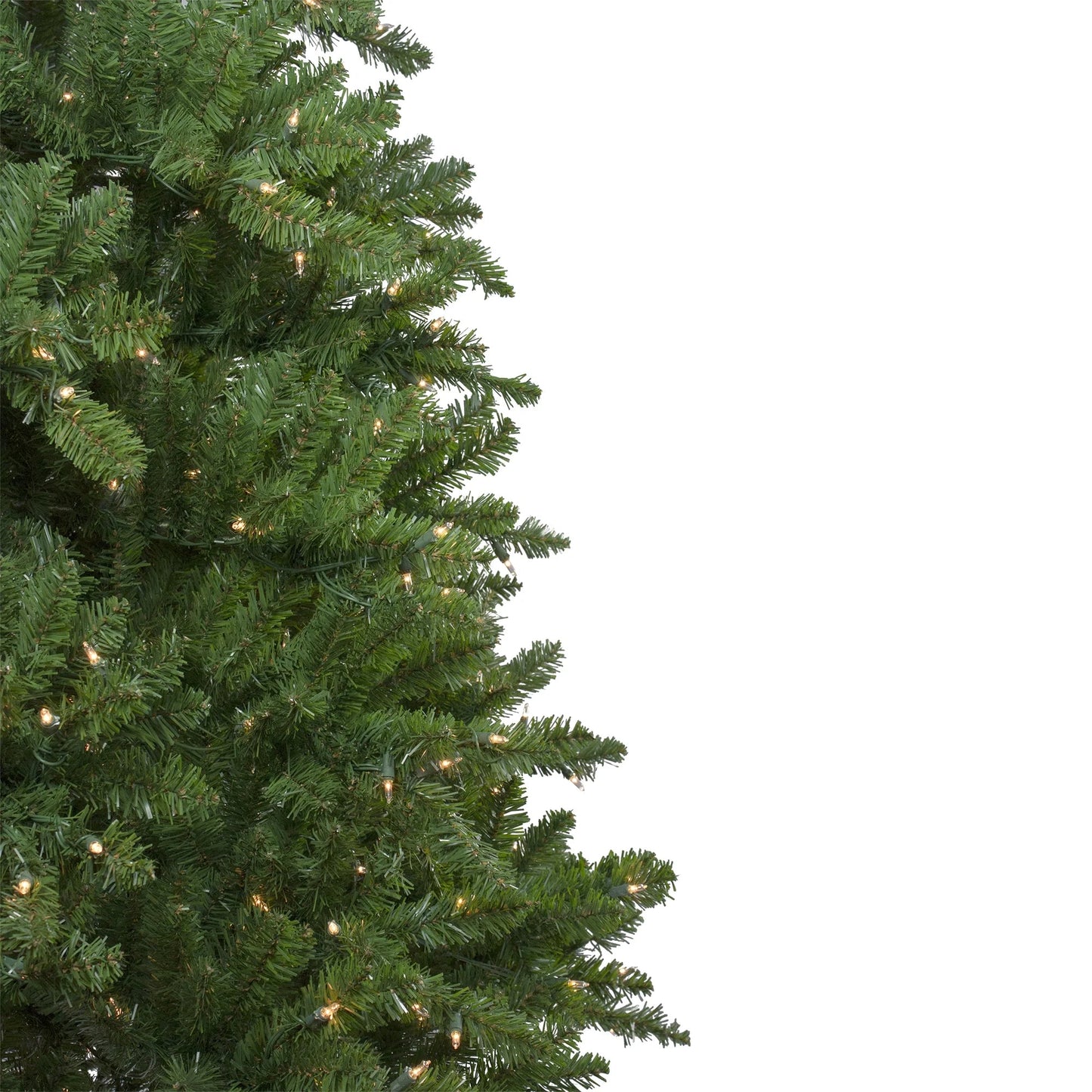 Prelit Artificial Christmas Tree Slim Eastern Pine - Clear Lights