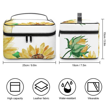 Sunflower Makeup Bag