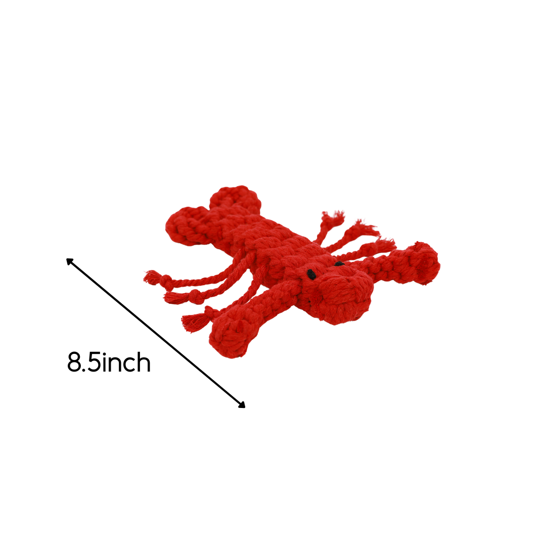 Rose the Lobster Pet Rope Toys