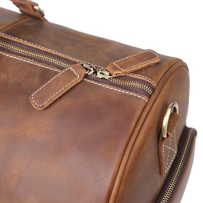 The Dagny Weekender | Large Leather Duffle Bag