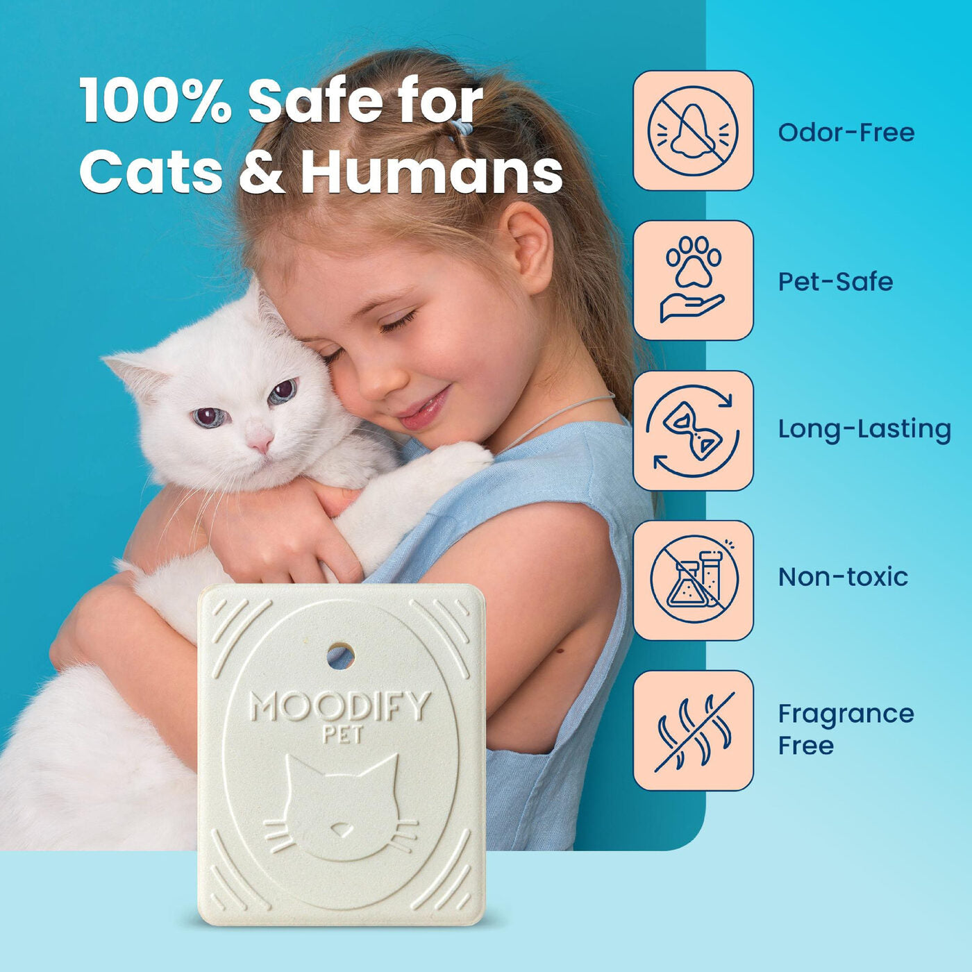 MoodifyPet Cat Litter Box Odor Neutralizer — 6 Pack (Whole-Home)