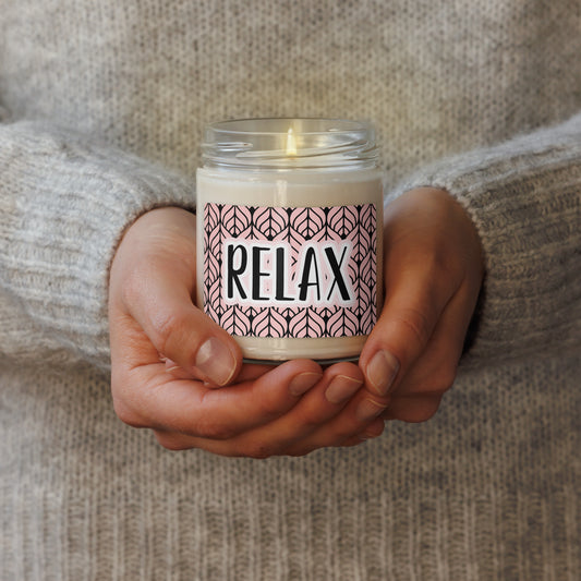 Relax - Scented soy candle