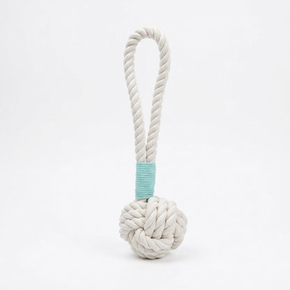 Natural White Tug Rope Toy | Handcrafted
